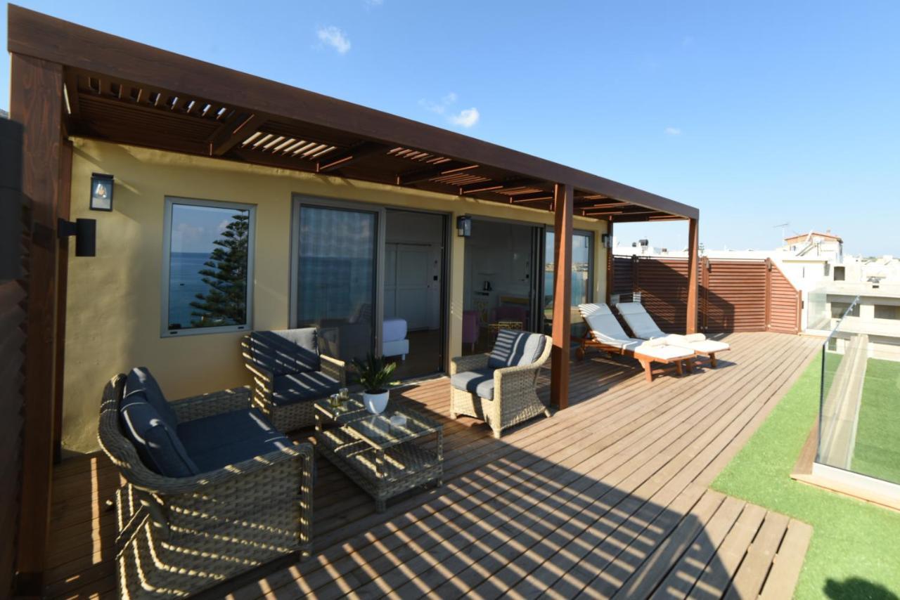 Petra Beach Hotel Hersonissos (Crete) Exterior foto